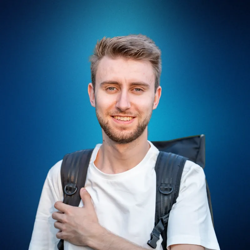 Portret van Tom Ruis, mede-directeur en netwerkbeheerder van TDT-ICT
